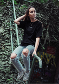 Skorpion T-shirt — Głęboka czerń