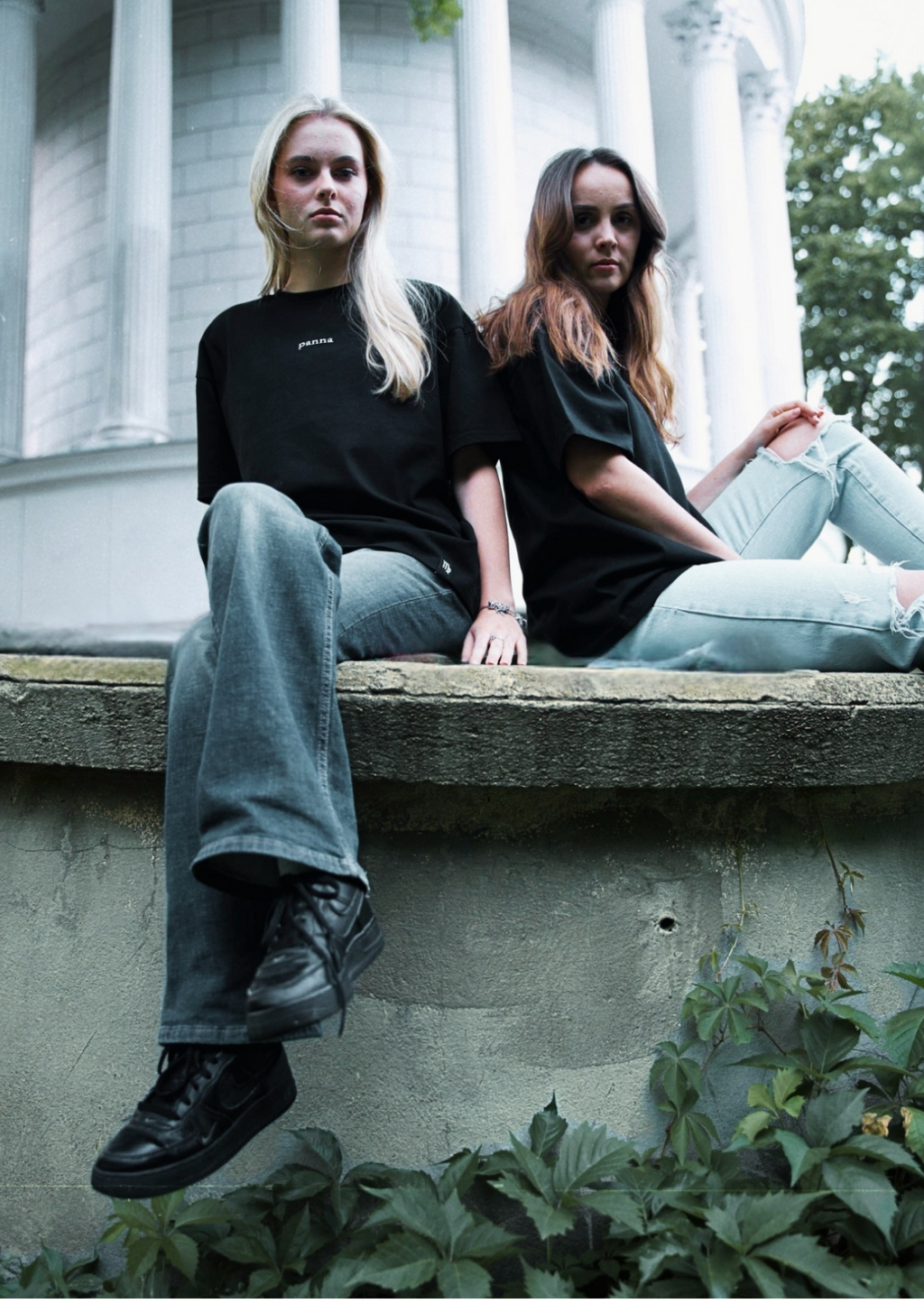 Panna T-shirt — Głęboka czerń