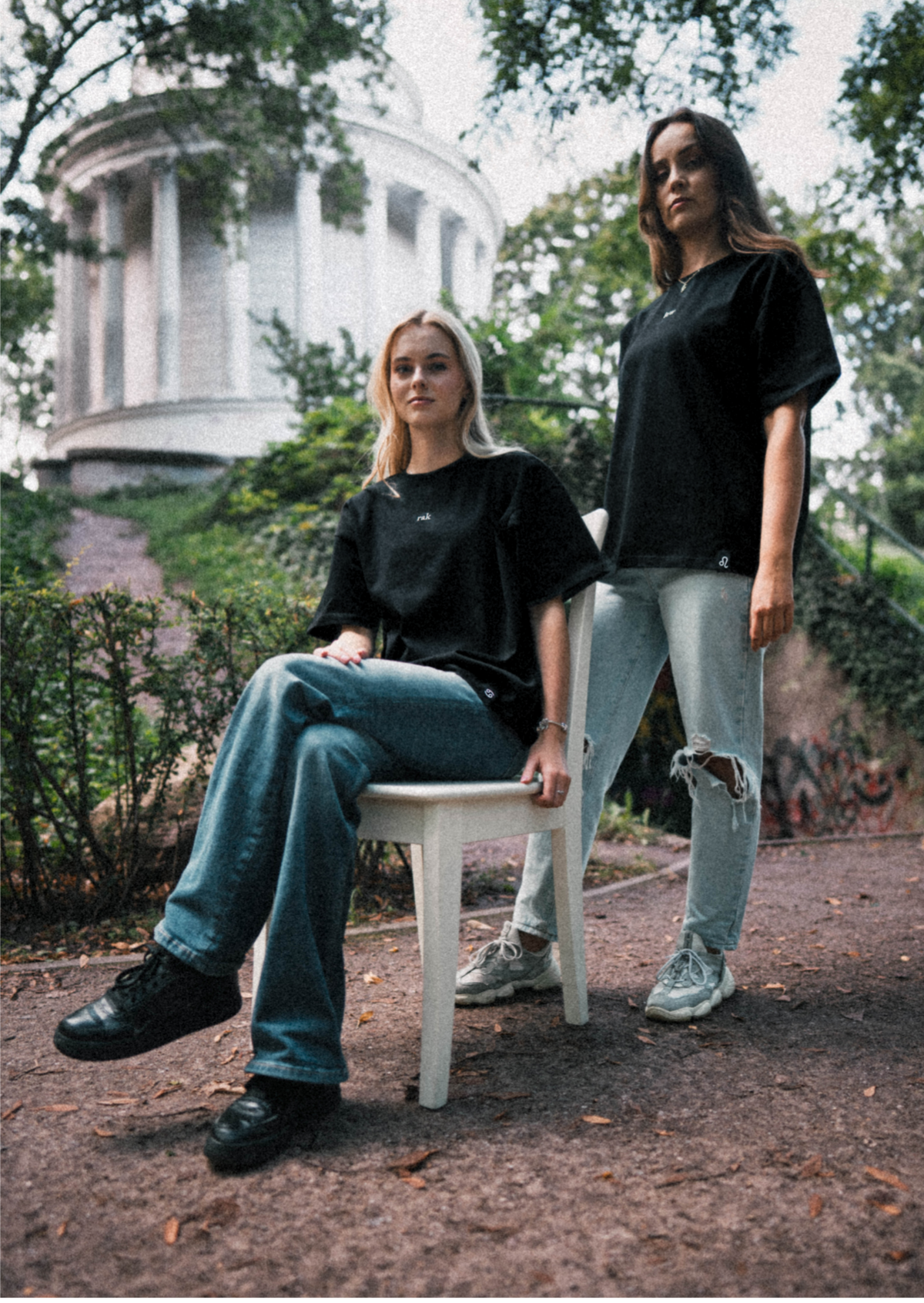 Rak T-shirt unisex— Głęboka czerń