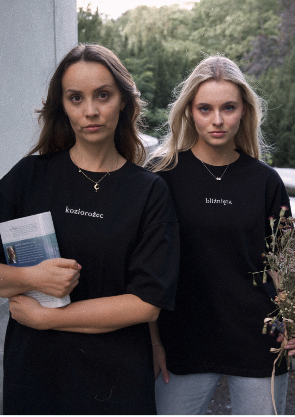 Koziorożec T-shirt — Głęboka czerń