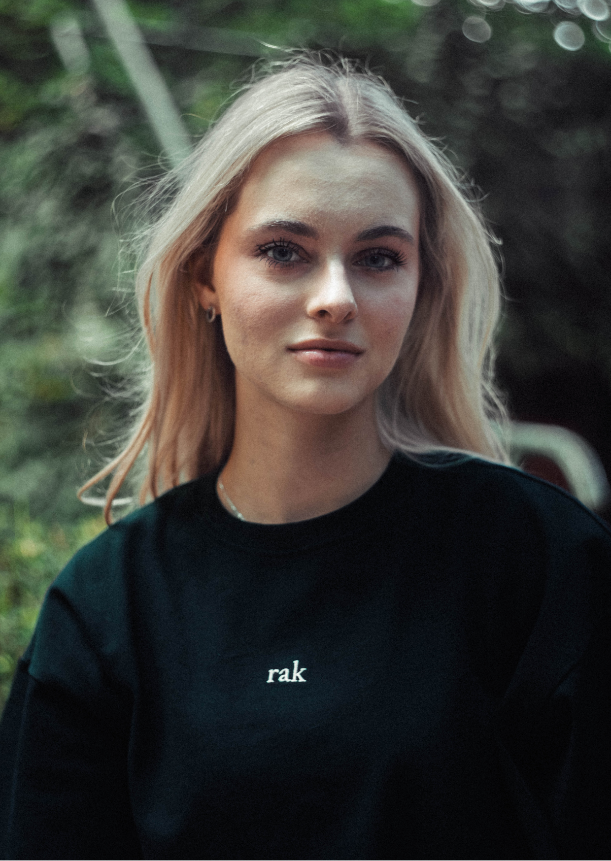 Rak T-shirt — Głęboka czerń
