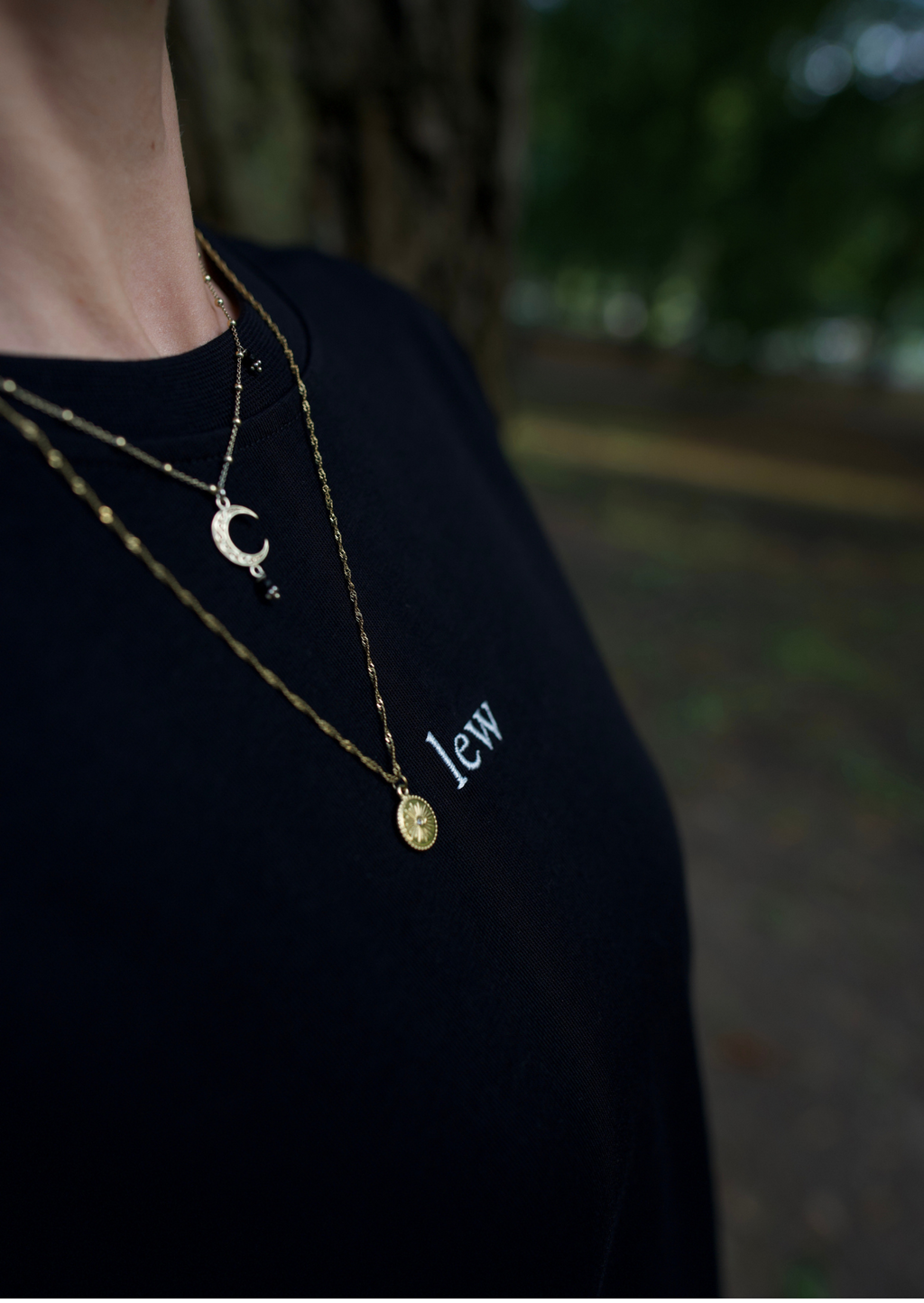 Lew T-shirt — Głęboka czerń
