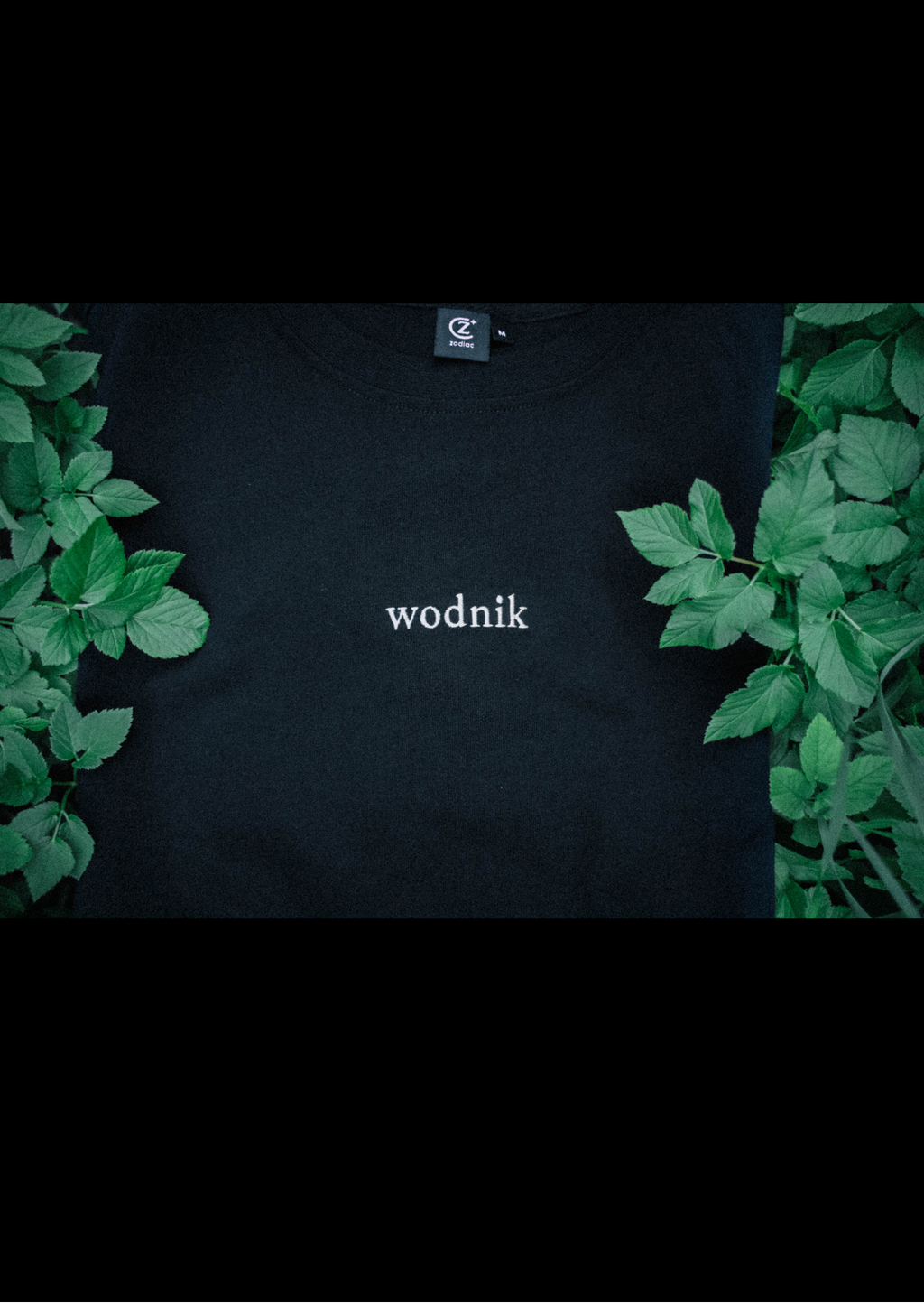 Wodnik T-shirt — Głęboka czerń