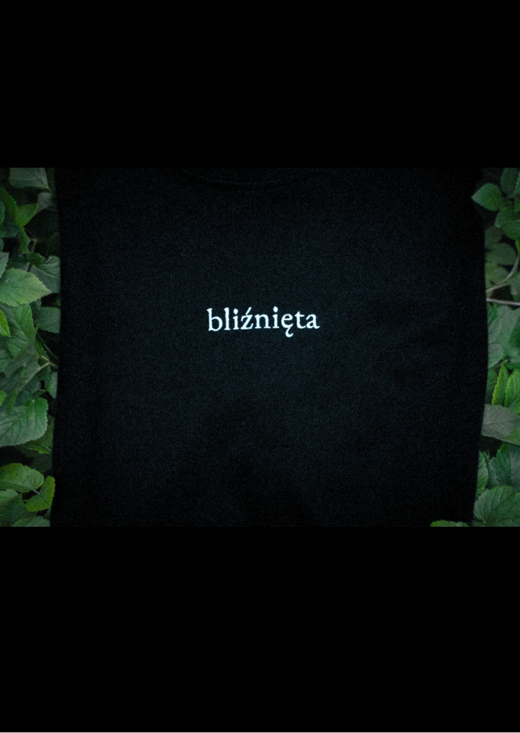 Bliźnięta T-shirt — Głęboka czerń