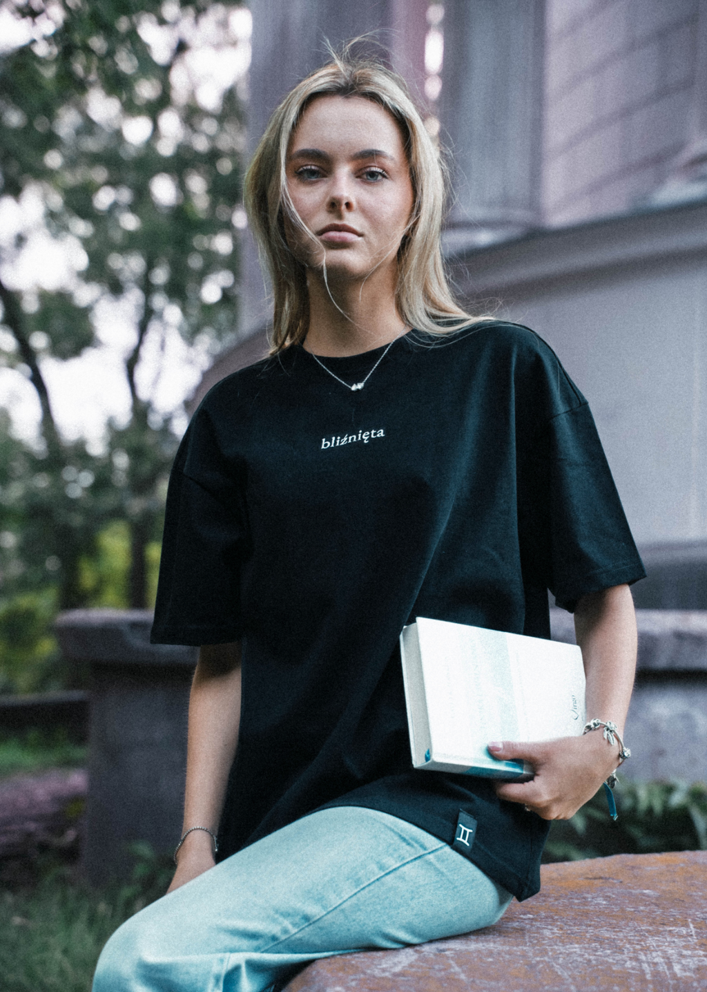 Bliźnięta T-shirt unisex — Głęboka czerń