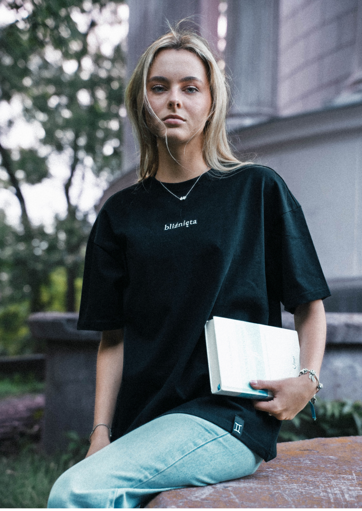 Bliźnięta T-shirt unisex — Głęboka czerń