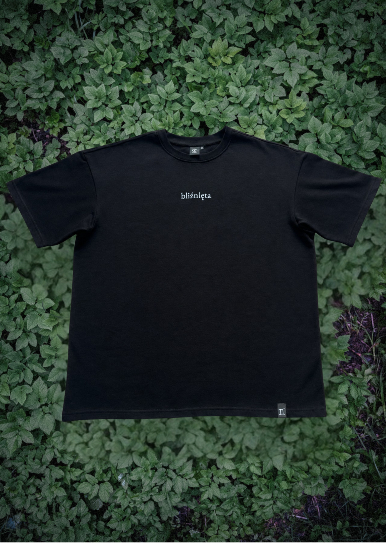 Bliźnięta T-shirt — Głęboka czerń