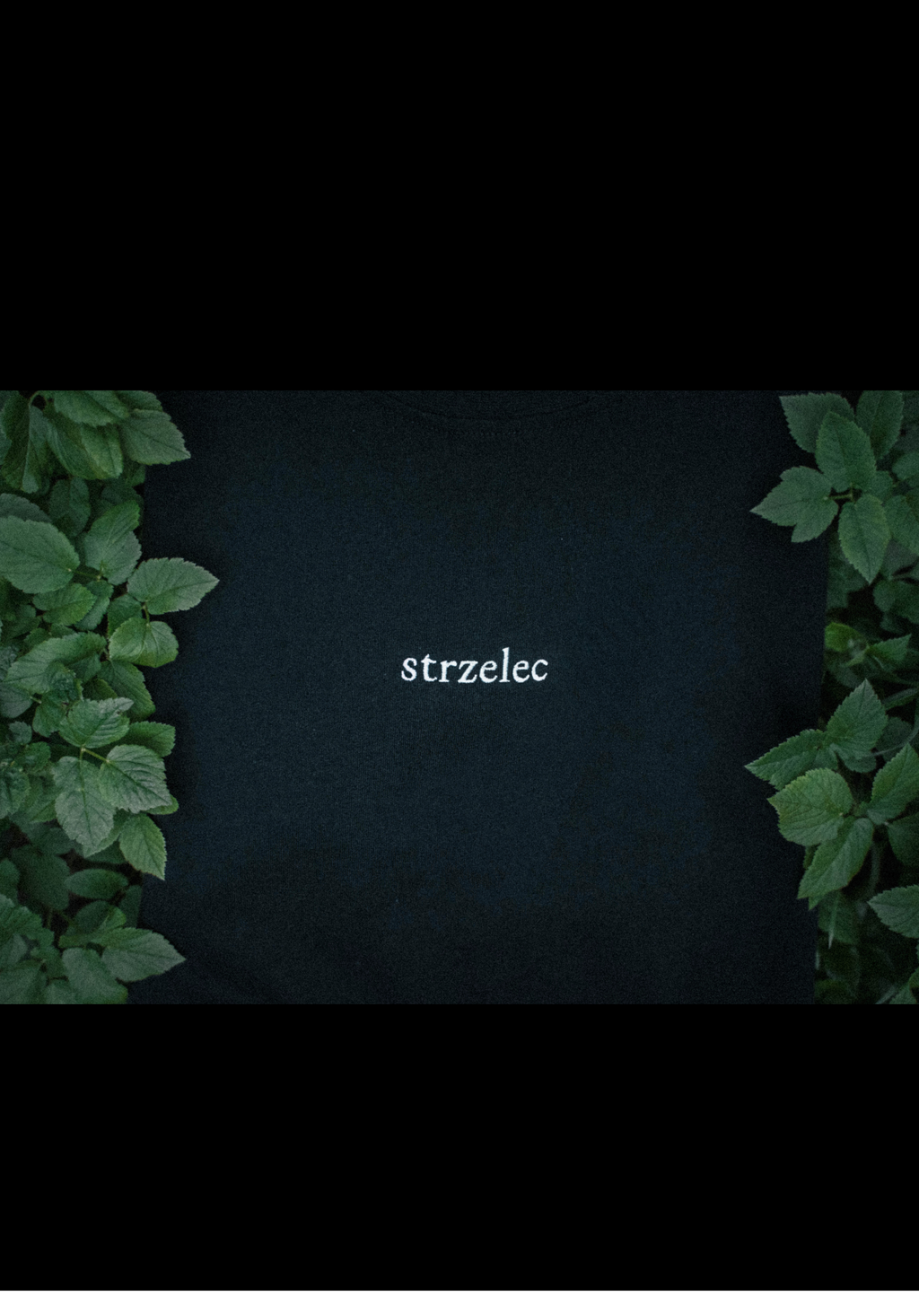 Strzelec T-shirt — Głęboka czerń