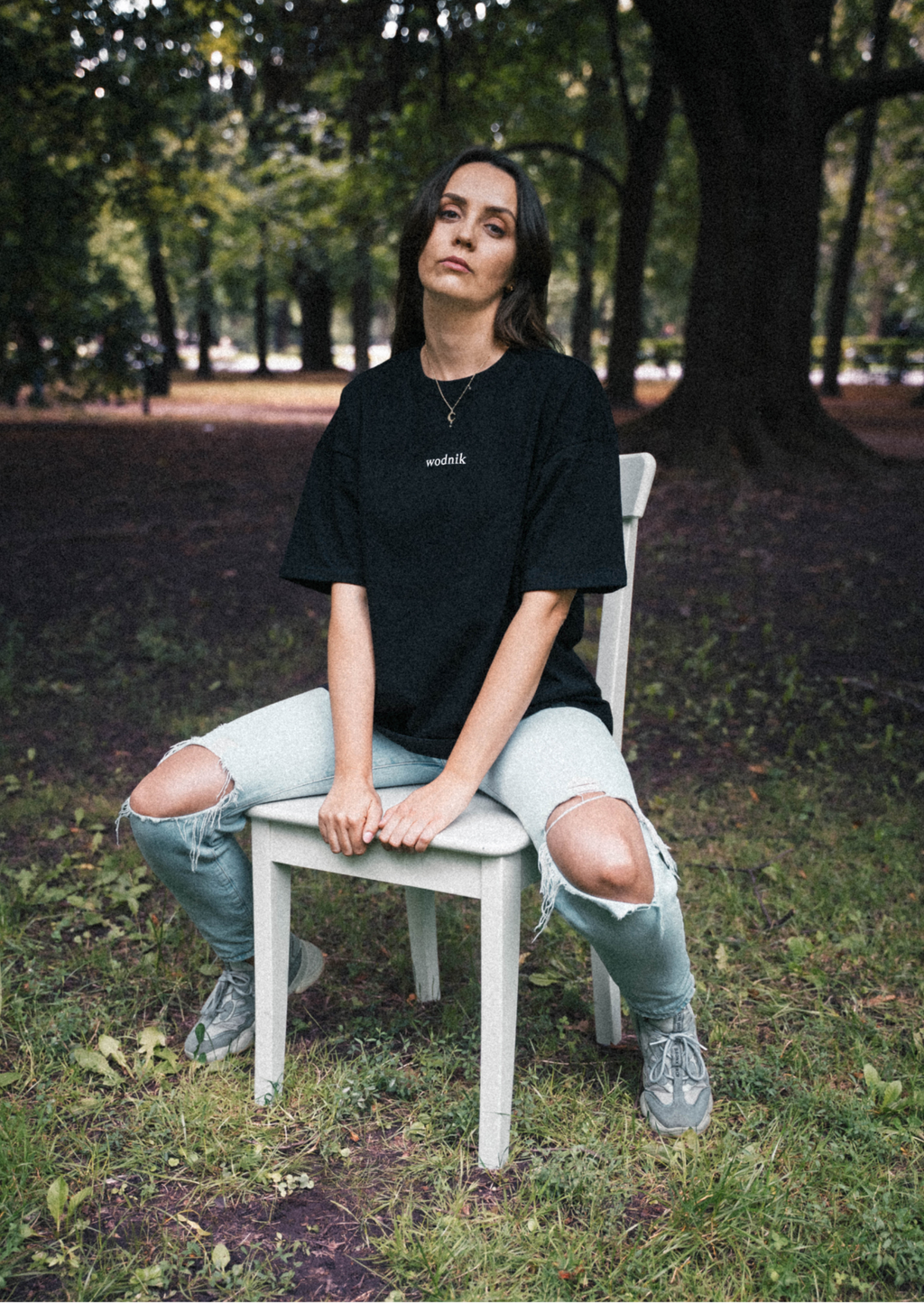 Wodnik T-shirt — Głęboka czerń