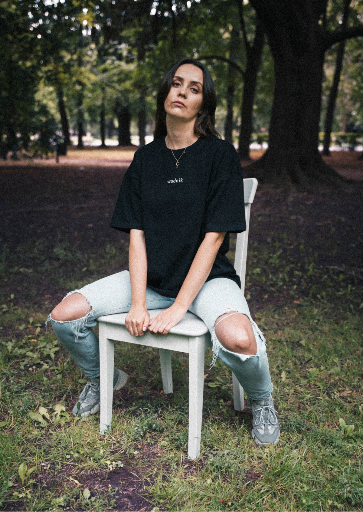 Wodnik T-shirt — Głęboka czerń