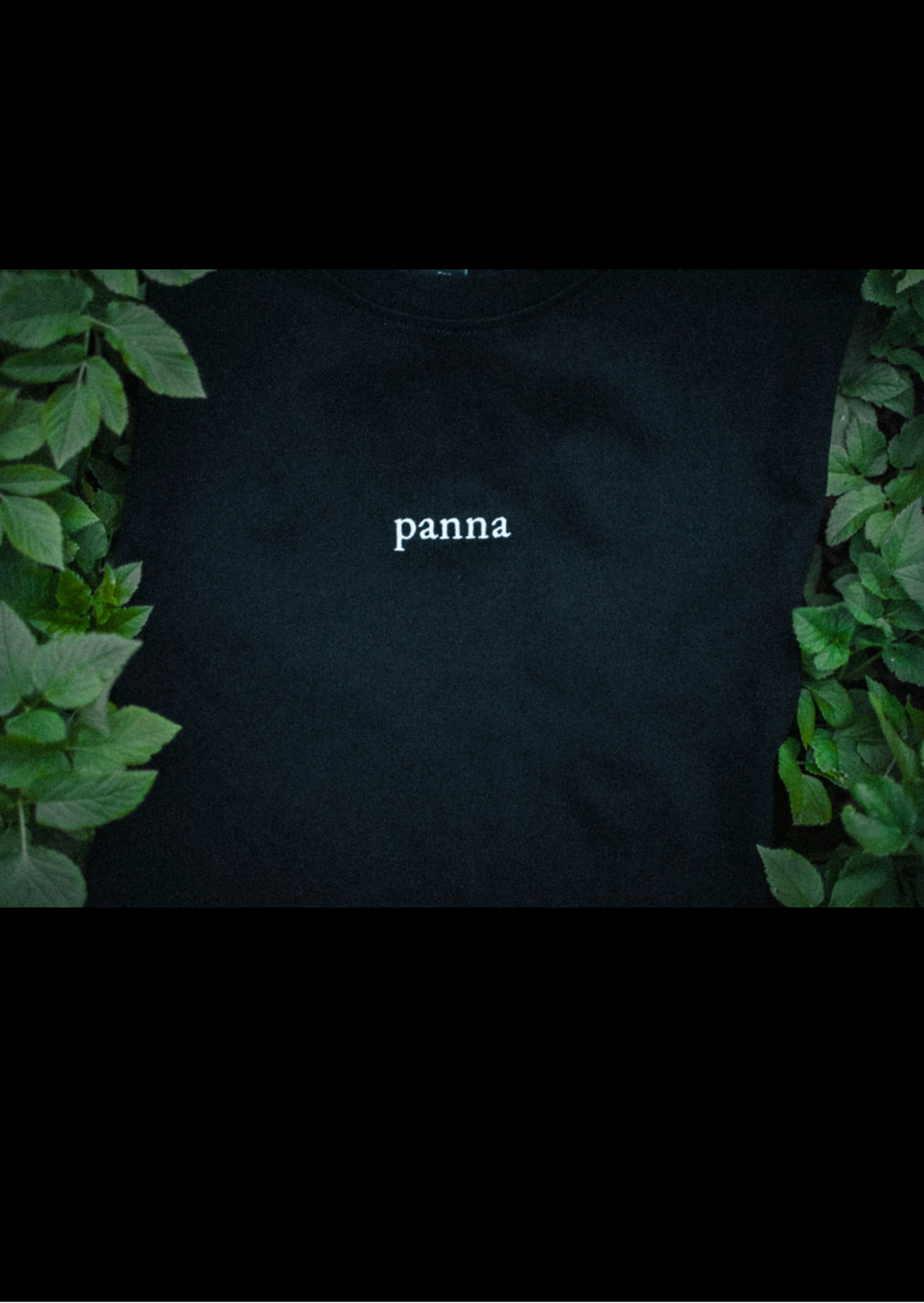 Panna T-shirt — Głęboka czerń