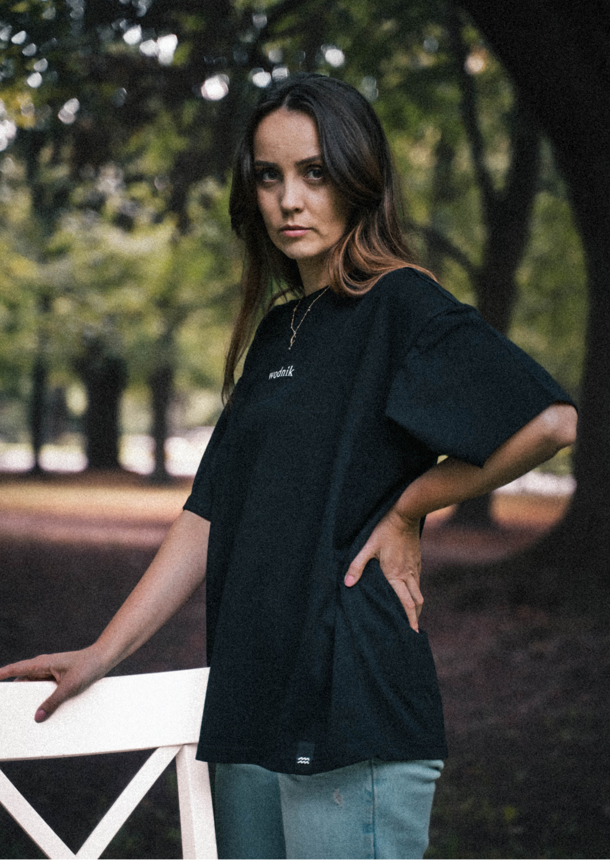 Wodnik T-shirt — Głęboka czerń