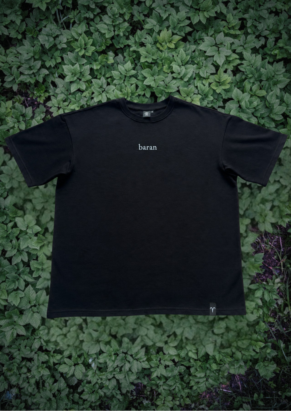 Baran T-shirt — Głęboka czerń