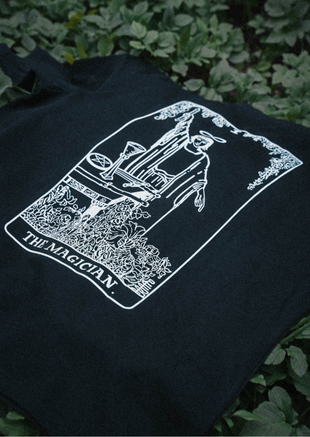 Magia T-shirt — Głęboka czerń