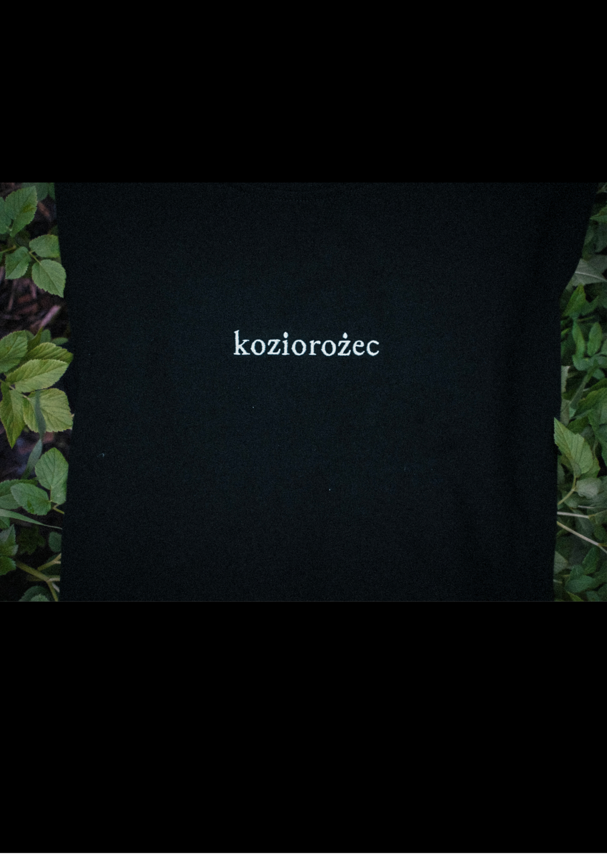 Koziorożec T-shirt unisex — Głęboka czerń