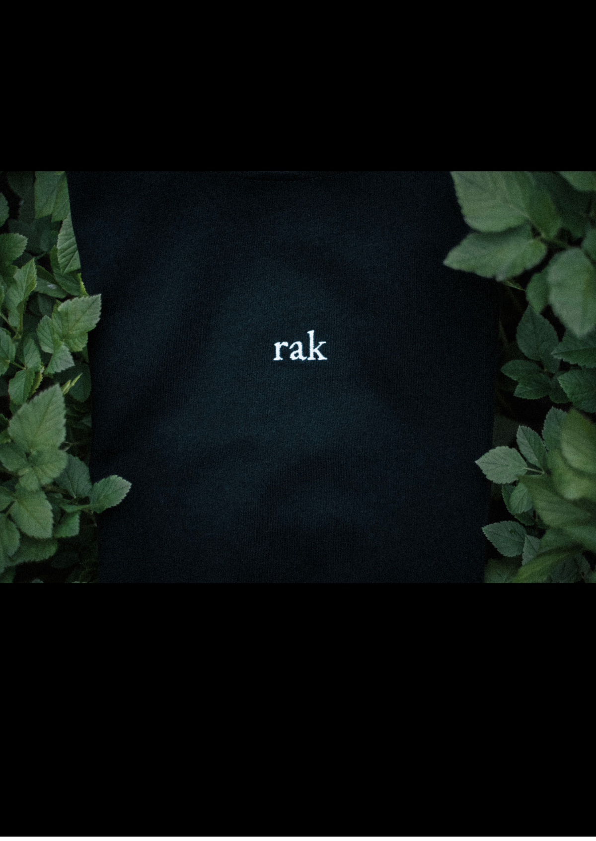 Rak T-shirt unisex— Głęboka czerń