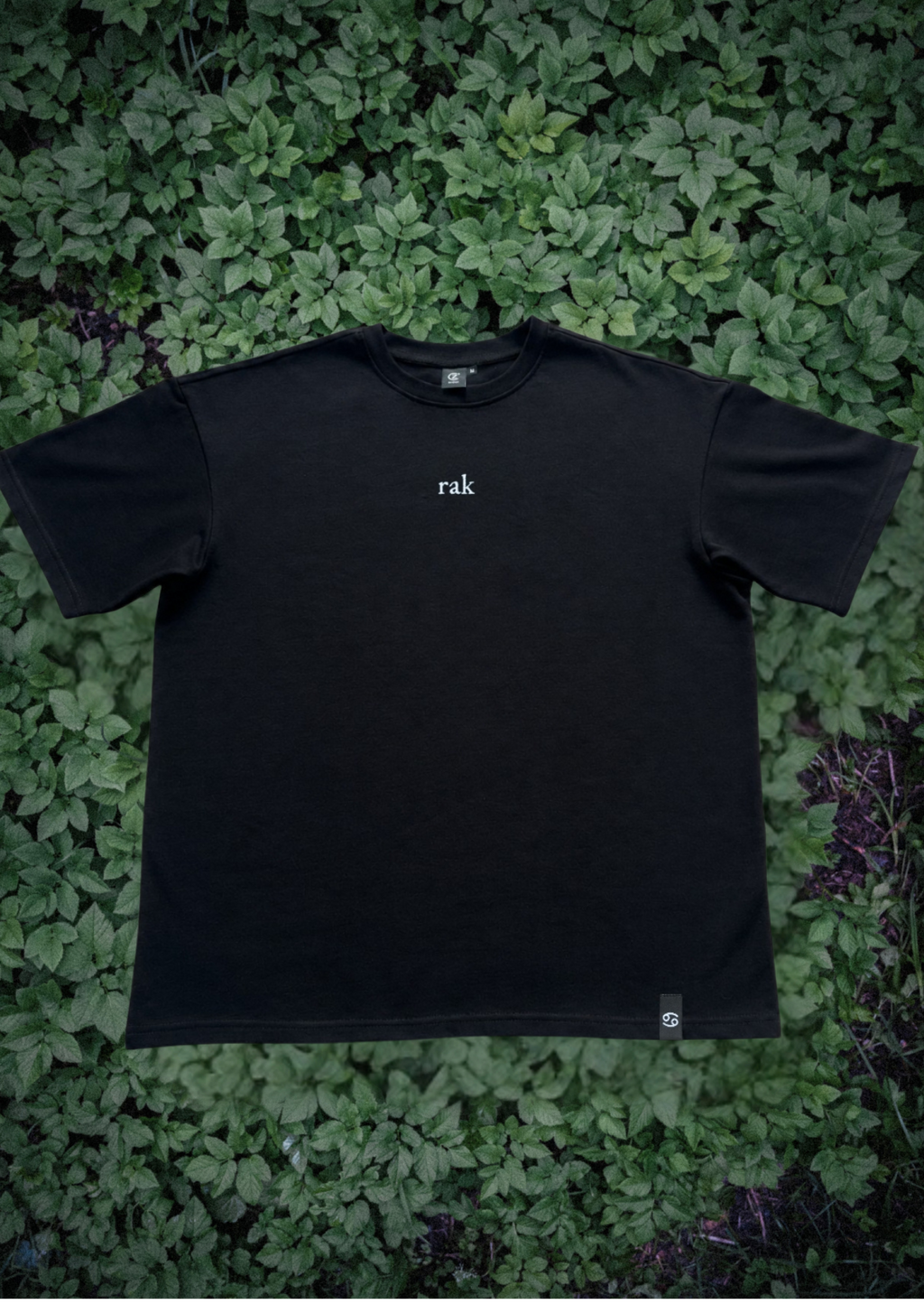 Rak T-shirt — Głęboka czerń